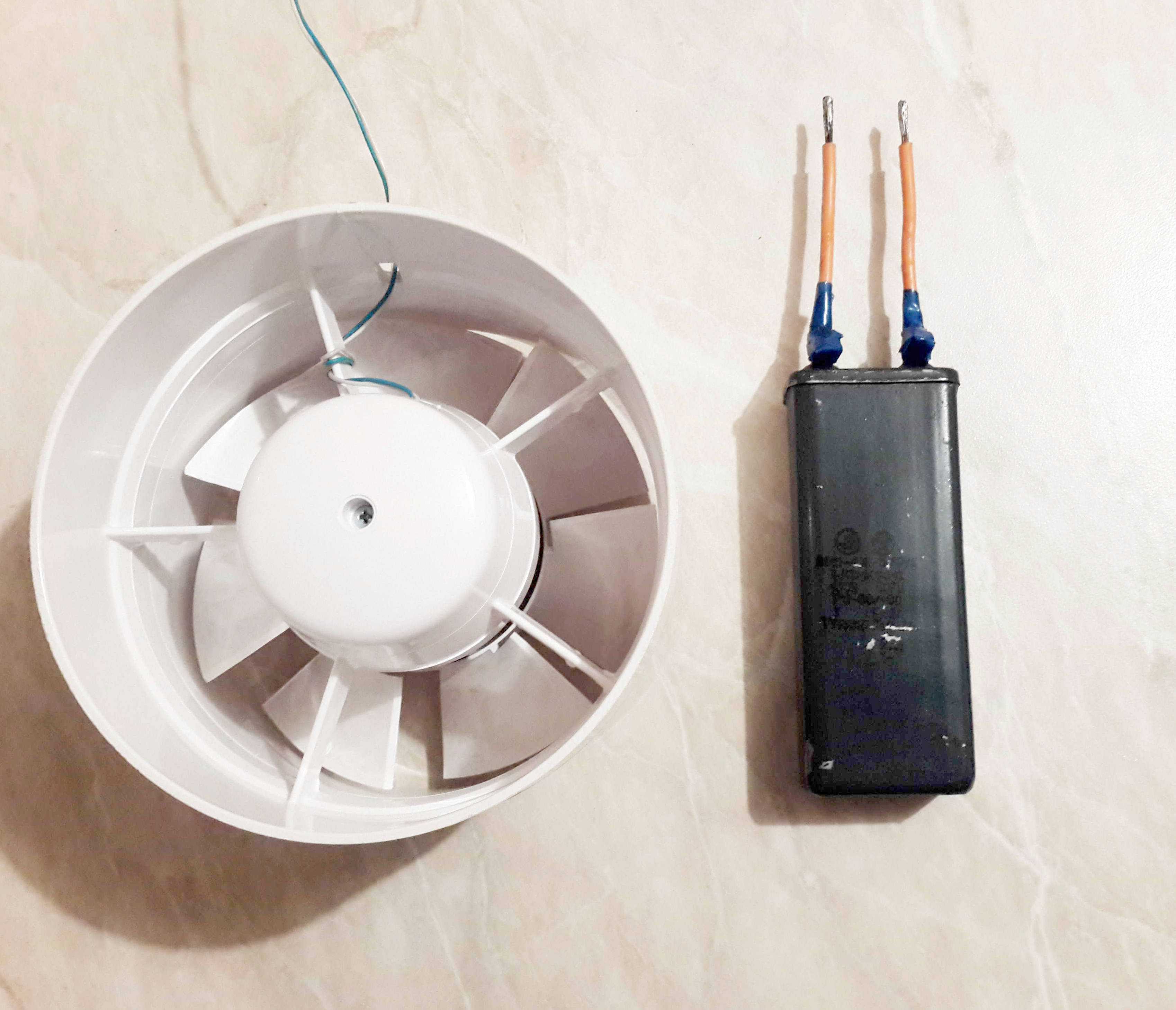 Подключение таймера вытяжного вентилятора в санузле