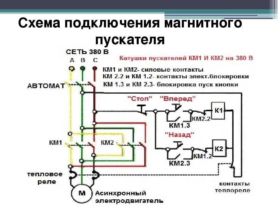 Схема подключения контактора 380в - всё о электрике