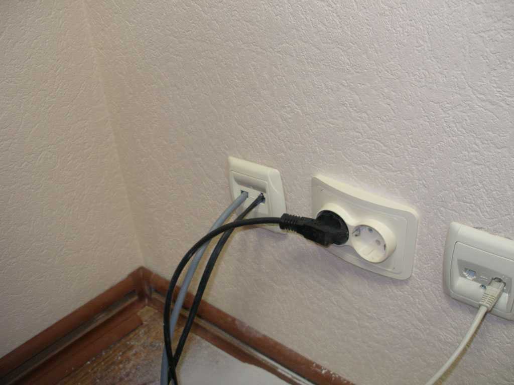 Проводка телевизионного кабеля в квартире