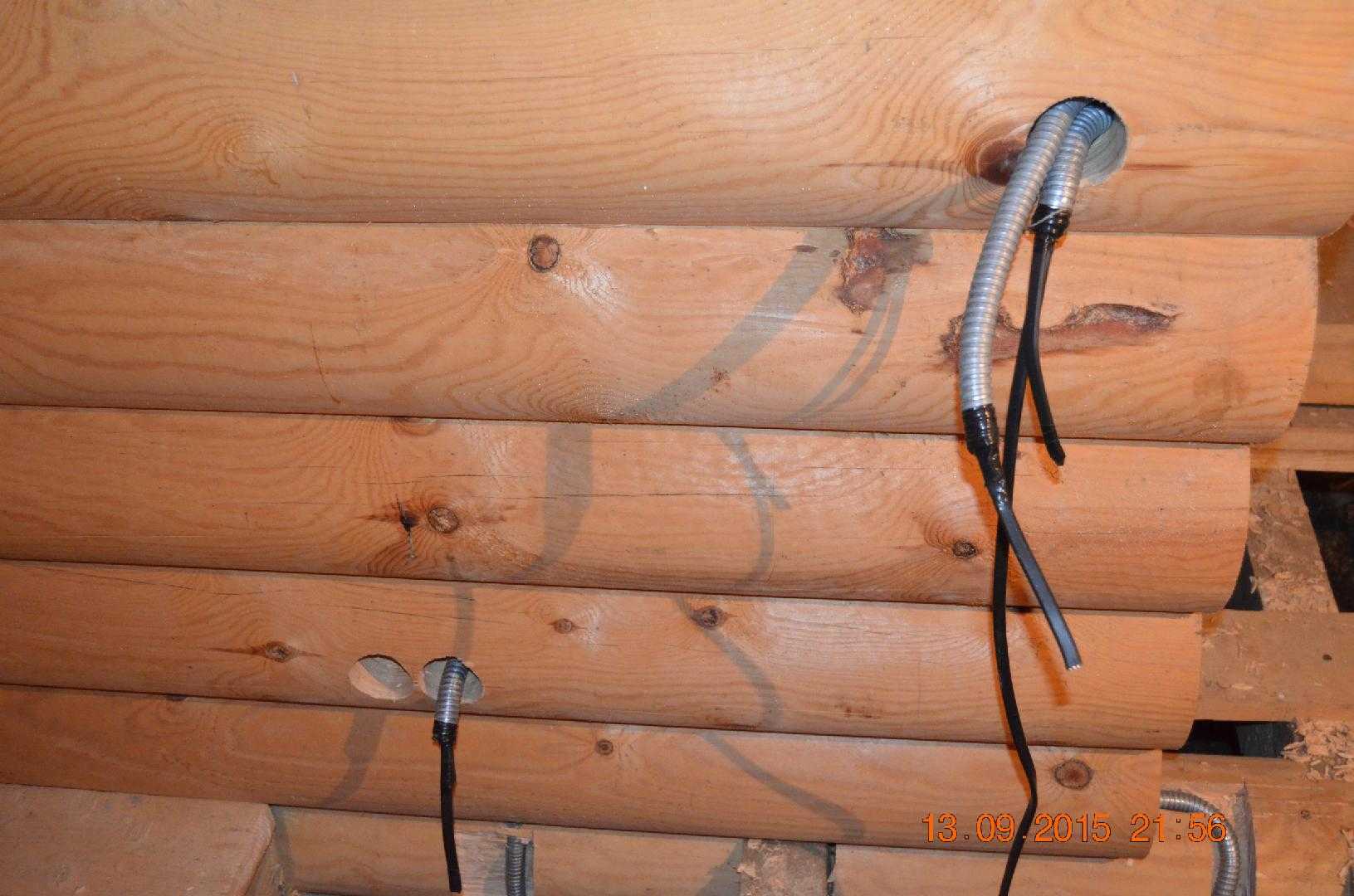 Электропроводка в деревянном доме, строгие критерии безопасности