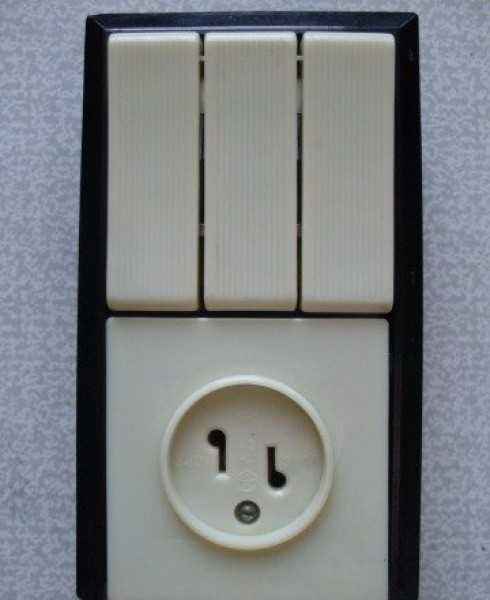 Схема подключения выключателя света с тремя клавишами