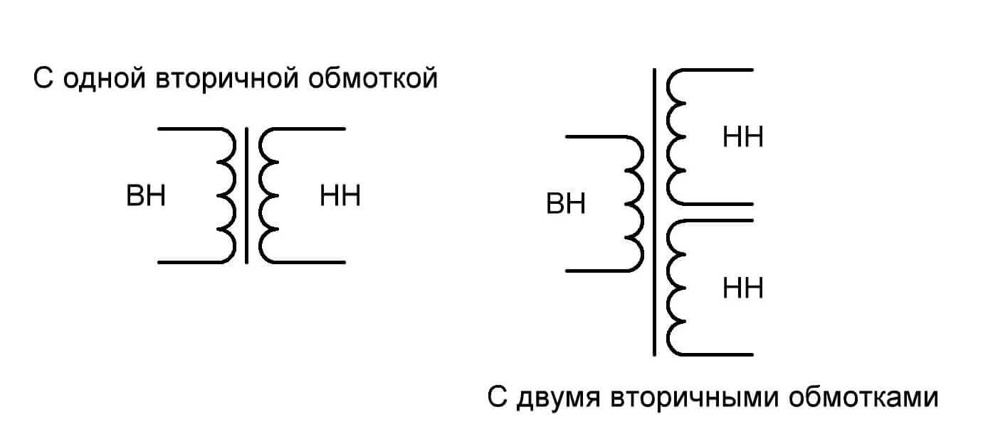 Нарисуйте условное обозначение автотрансформатора