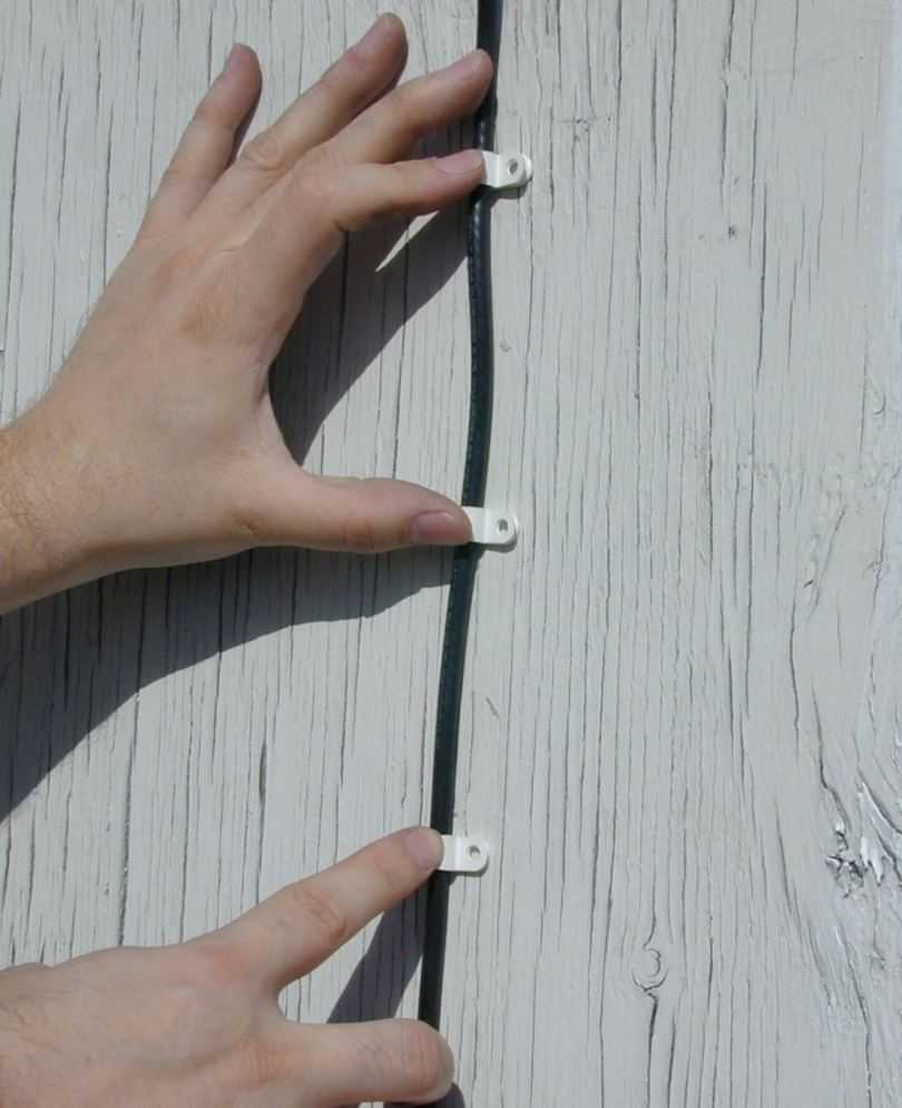 8 способов крепления кабеля к стене