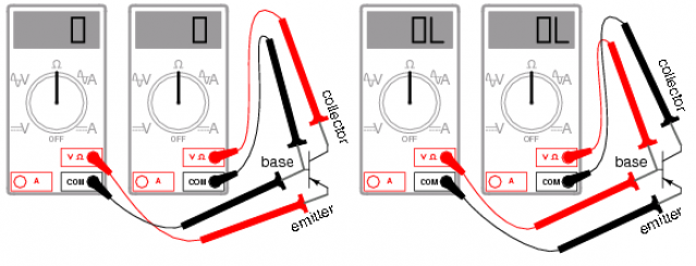 Как проверить транзистор мультиметром – полевой, биполярный и составной тип