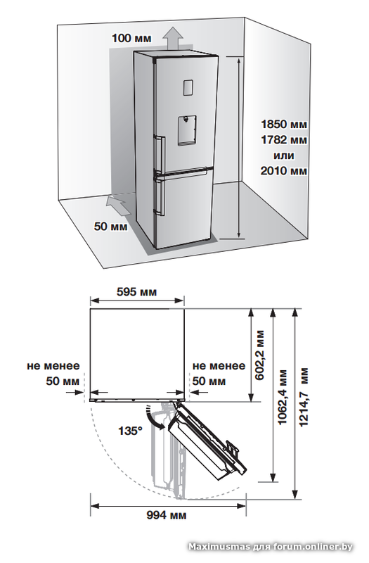 Как встроить обычный холодильник в гарнитур: варианты +25 фото