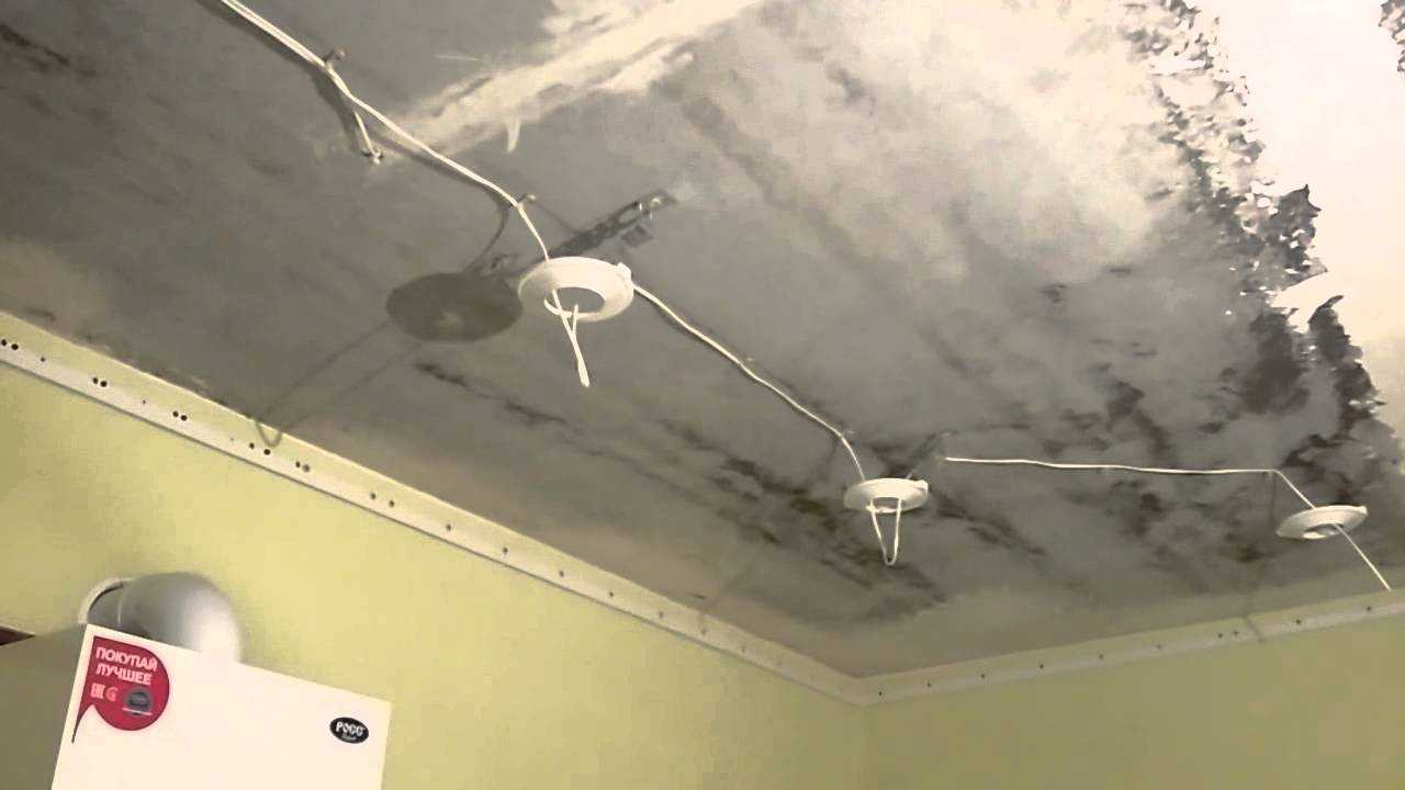 Электропроводка под натяжным потолком — нормы, фото, правила монтажа