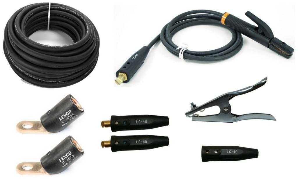 Сварочные кабели для сварочных аппаратов, какие для массы и держака, можно ли делать удлинитель, почему важен медный, на какие типы подразделяются