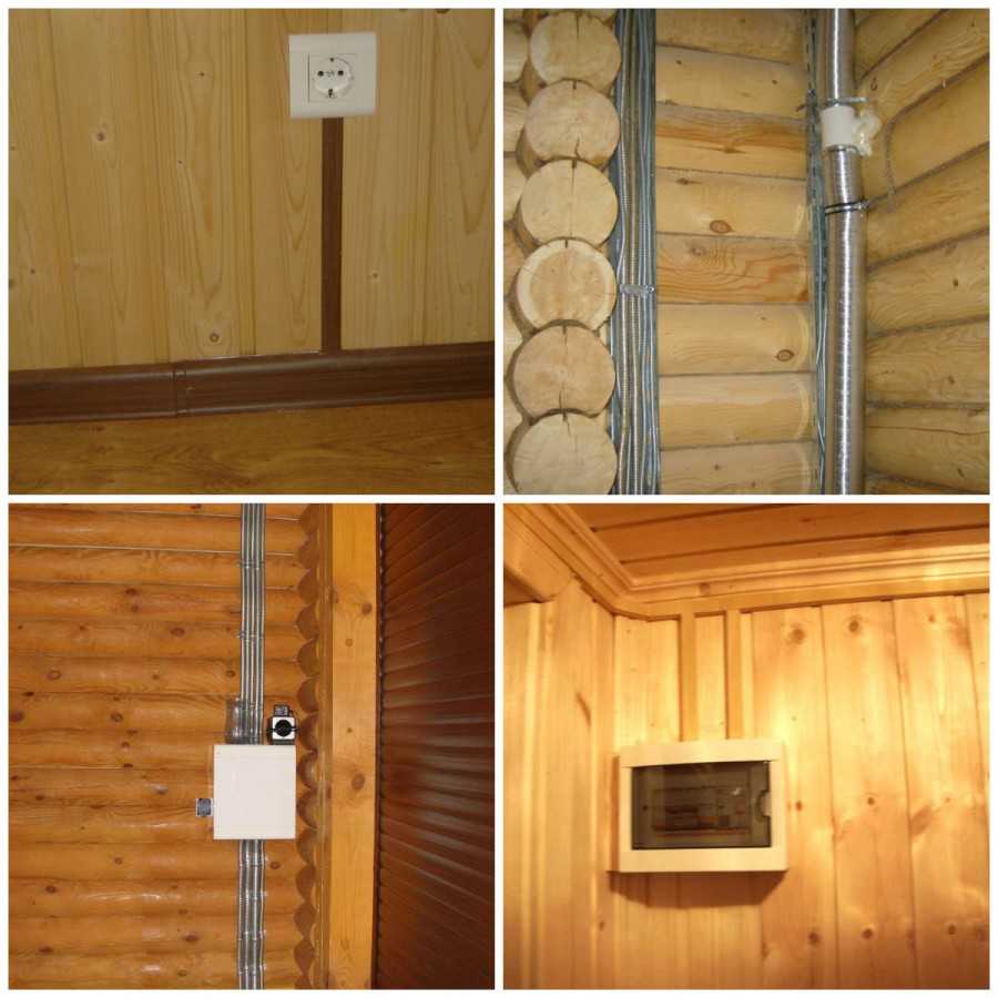 Скрытая электропроводка в деревянном доме - правила монтажа