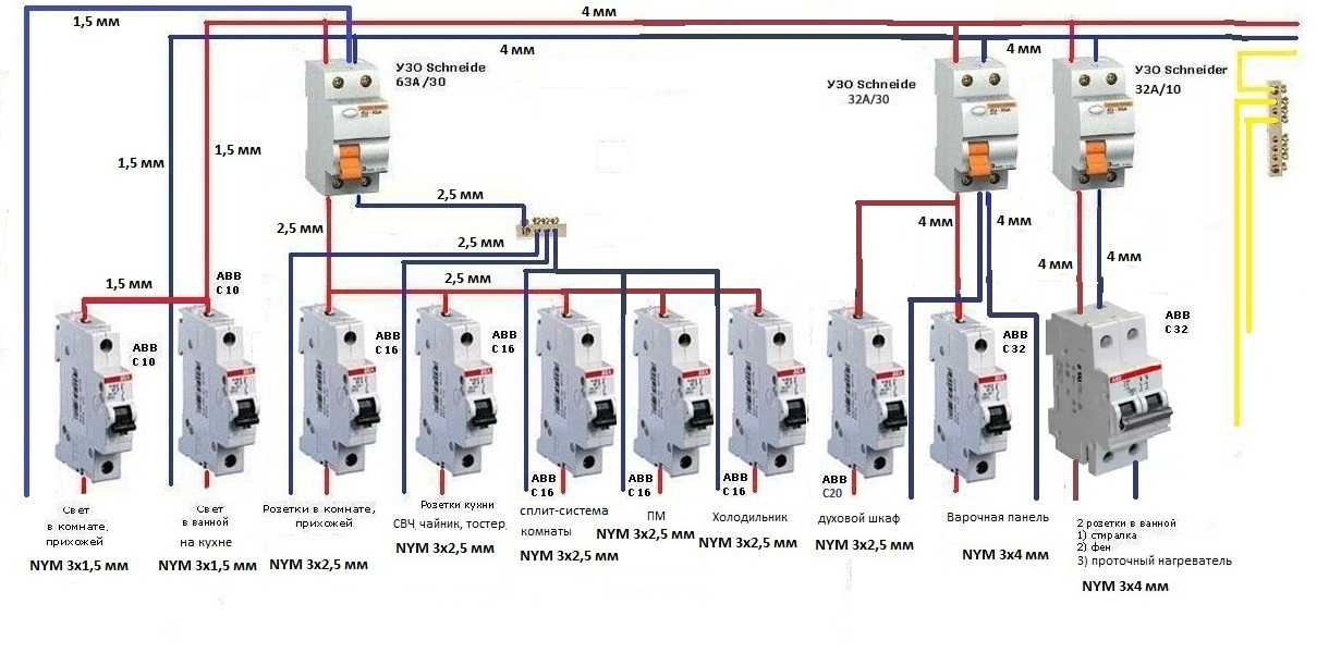 Подключение дифавтомата в однофазной сети: схемы с заземление и без, рекомендации специалистов