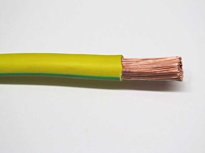 Какого цвета провод заземления бывает в зависимости от марки кабелей?