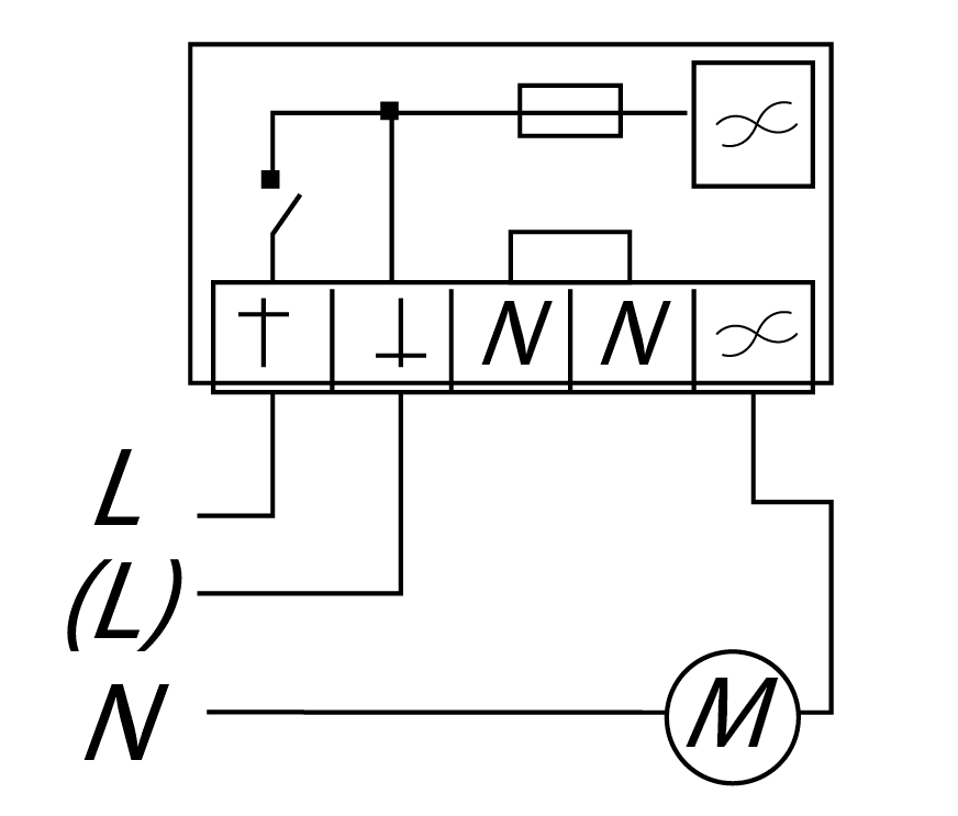 Схема подключения регулятора скорости вентилятора