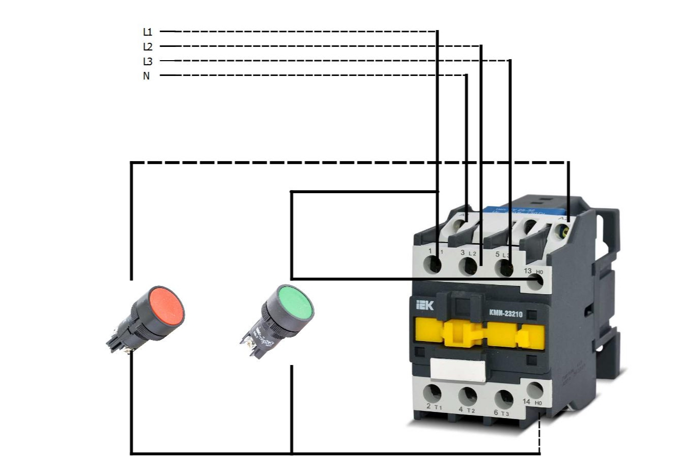 Схема подключения контактора 380в - всё о электрике