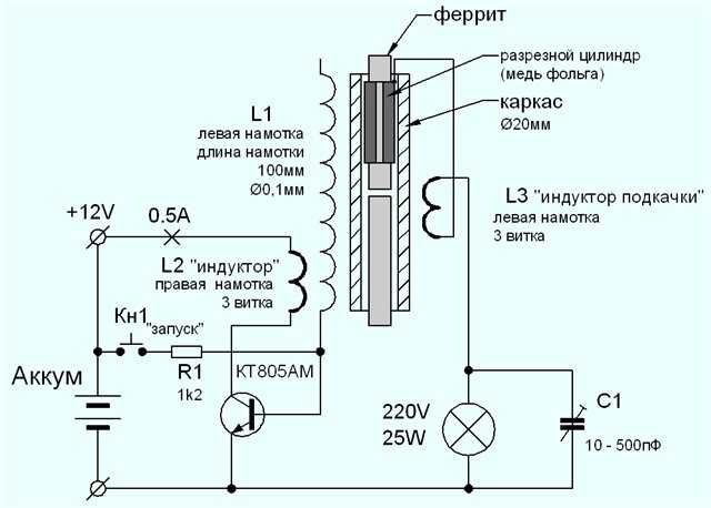 Общие принципы действия бестопливного генератора из трансформатора