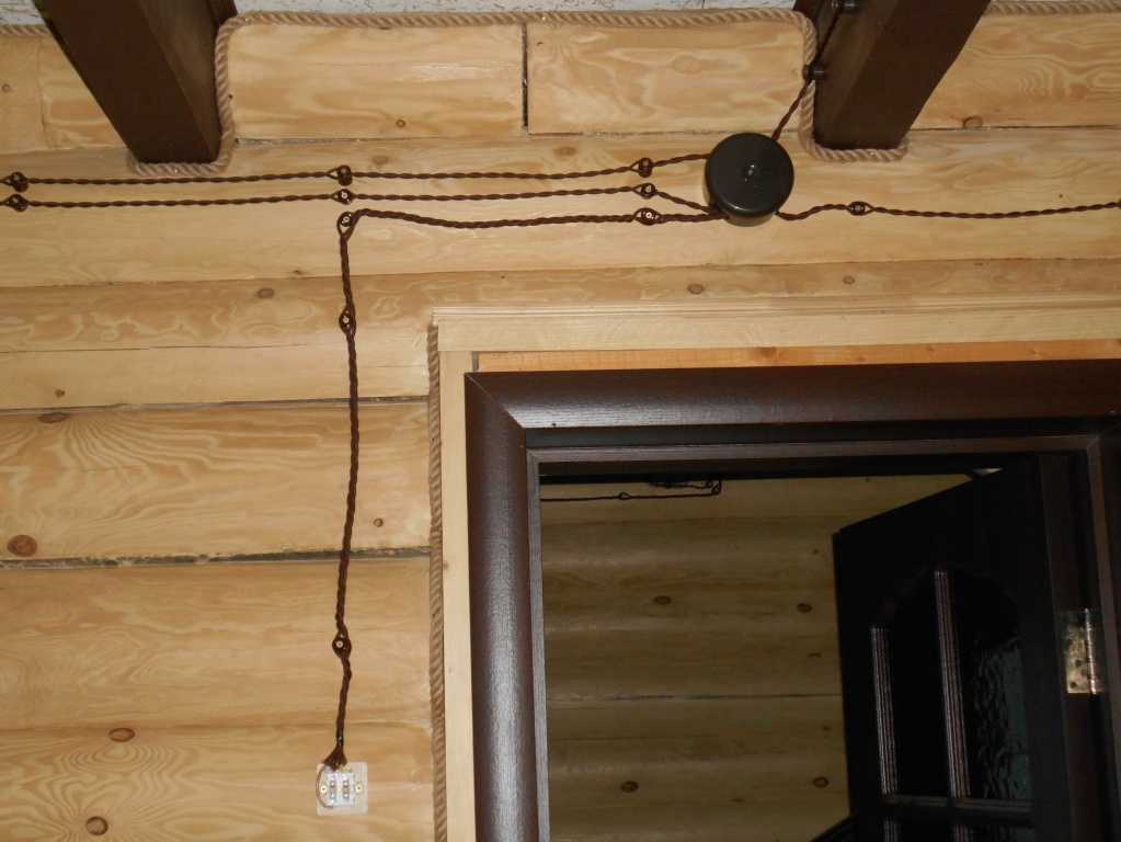 Ретро проводка в деревянном доме – особенности монтажа