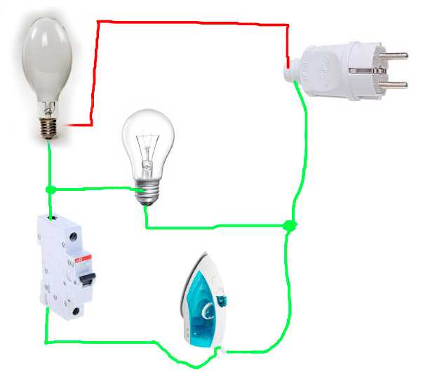Схема подключения лампы дрл через дроссель