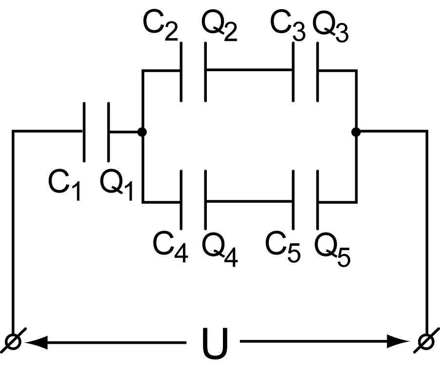 При последовательном соединении конденсаторов их суммарная емкость - всё о электрике