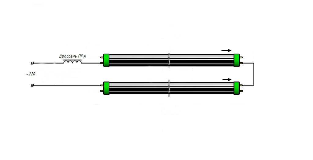 Схема подключения точечных потолочных светильников