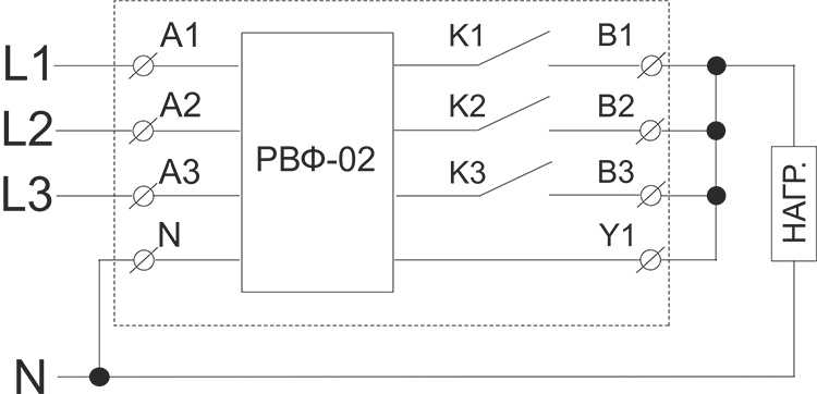 Схема авр: типовые схемы подключения на 2 и 3 ввода, на контакторах